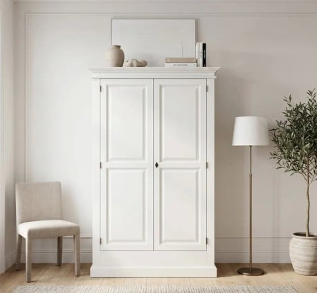 Buffet cu 2 usi, cu dim. 125x51x200, din MDF de la Studio Szel MPS048 - Culoare_P039A - VOPSIT ANTICHIZAT