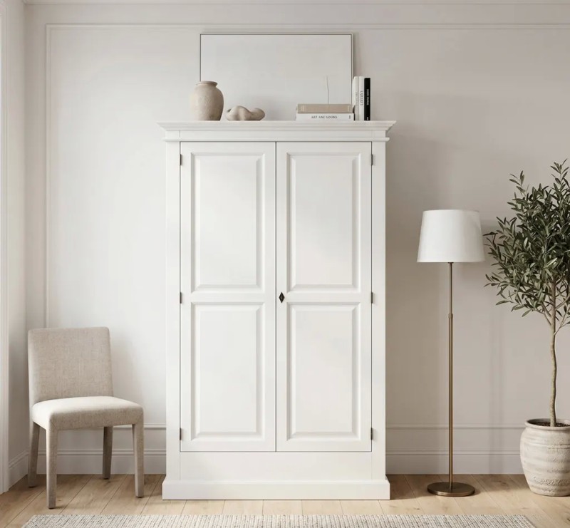 Buffet cu 2 usi, cu dim. 125x51x200, din MDF cu finisaj Vopsit