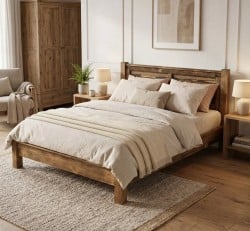 Pat cu tablie 160x200cm de la Studio Szel - Culoare - P064 - PERIAT ADANC