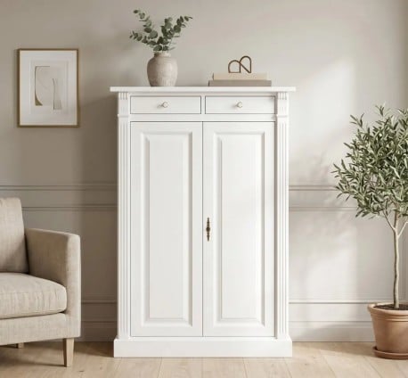 Dulap cu 2 Uși și Sertare de la Studio Szel - SPEC22862 - Culoare - P004 - VOPSIT