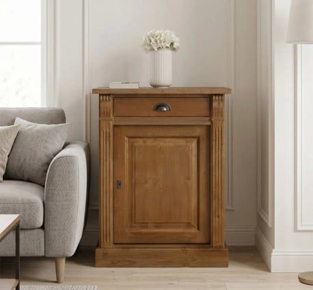Bufet cu 1 usa, 1 sertar, BAS, Colectia Directoire de la Studio Szel PS27BAS - Culoare_P084 - LACUIT & VOPSIT