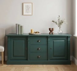 Bufet cu 2 usi, 3 sertare, BAS, Colectia Directoire de la Studio Szel PS56BAS - Culoare_P087 - VOPSIT