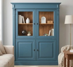 Dulap cu 2 usi + 2 usi sticla, Colectia Directoire - PS487