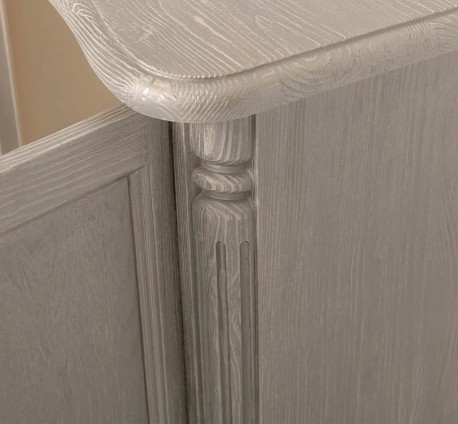 Comoda cu 2 usi si 3 sertare Chic, sertare pe sine soft close de la Studio Szel PS648 - Culoare_P090 - PERIAT ADANC
