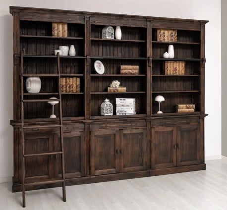 Bibliotecă Rustic de la Studio Szel - SPEC22855 - Culoare - P085 - PERIAT ADANC