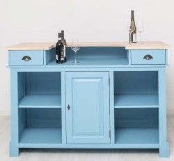 Bar 160cm, blat stejar de la Studio Szel PS1001-160 - Culoare Top_P035 - Culoare Corp_P053 - DUBLU COLOR