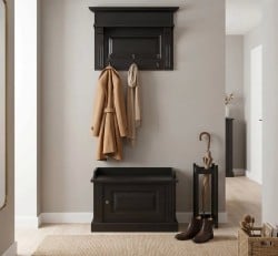 Cuier ornamentat cu 1 usa BAS + SUP de la Studio Szel PS538BAS+SUP - Culoare_P003 - VOPSIT