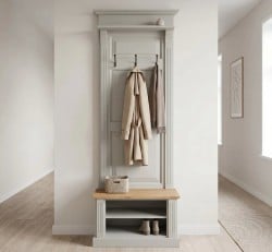 Cuier cu Spațiu Deschis din Lemn Masiv | Personalizat - Studio Szel