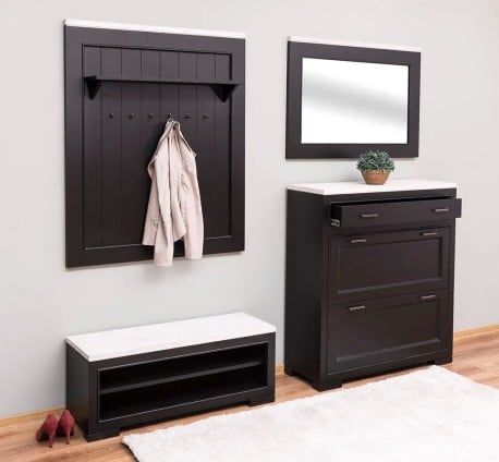 Pure Black Set pentru Hol de la Studio Szel - SET114 - Culoare Top_P080 - Culoare Corp_P003
