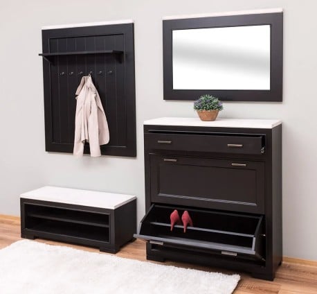Pure Black Set pentru Hol de la Studio Szel - SET114 - Culoare Top_P080 - Culoare Corp_P003