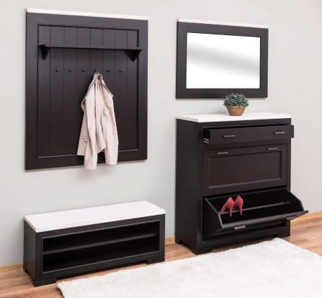 Pure Black Set pentru Hol de la Studio Szel - SET114 - Culoare Top_P080 - Culoare Corp_P003
