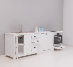 Set Bucatarie Nordic White de la Studio Szel - SET117 - Culoare_P004 - VOPSIT