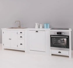 Set Bucatarie Nordic White de la Studio Szel - SET117 - Culoare_P004 - VOPSIT