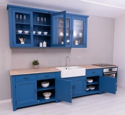 Set Bucătărie Blue Royal de la Studio Szel - SET119 - Culoare Top_P063 - Culoare Corp_P045 - DUBLU COLOR