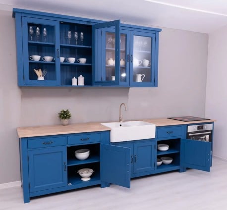 Set Bucătărie Blue Royal de la Studio Szel - SET119 - Culoare Top_P063 - Culoare Corp_P045 - DUBLU COLOR