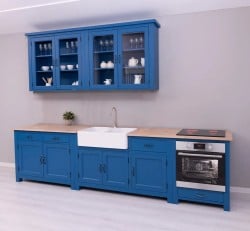 Set Bucătărie Blue Royal de la Studio Szel - SET119 - Culoare Top_P063 - Culoare Corp_P045 - DUBLU COLOR