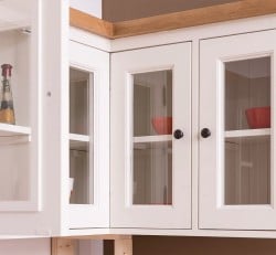 Set Bucătărie Ivory Corner de la Studio Szel - SET120 - Culoare Top_P061 - Culoare Corp_P039 - DUBLU COLOR