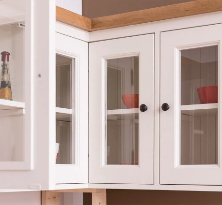 Set Bucătărie Ivory Corner de la Studio Szel - SET120 - Culoare Top_P061 - Culoare Corp_P039 - DUBLU COLOR