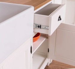 Set Bucătărie Ivory Corner de la Studio Szel - SET120 - Culoare Top_P061 - Culoare Corp_P039 - DUBLU COLOR