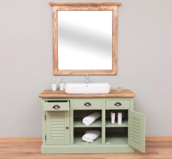Set Mobilier Baie Shutter de la Studio Szel - SET121 - Culoare Top_P064 / Culoare Corp_P054 - DEEP BRUSHED