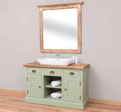 Set Mobilier Baie Shutter de la Studio Szel - SET121 - Culoare Top_P064 / Culoare Corp_P054 - DEEP BRUSHED