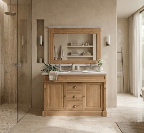 Set Mobilier Baie Directoire din Stejar de la Studio Szel - SET122 - Culoare Top_P080 / Culoare Corp_P061