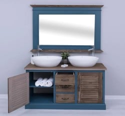 Set Mobilier Baie Shutter Duo de la Studio Szel - SET125 - Culoare Top_P066 / Culoare Corp_P051