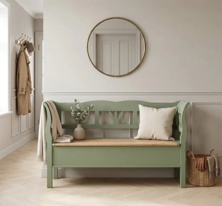 Banca mare, blat stejar de la Studio Szel PS153 - Culoare Top_P061 - Culoare Corp_P054 - DUBLU COLOR