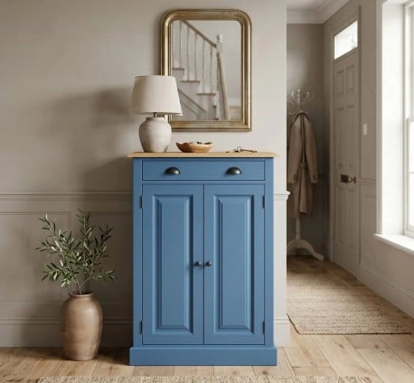 Dulap cu 2 usi si 1 sertar, blat stejar - PS422-TOP OAK