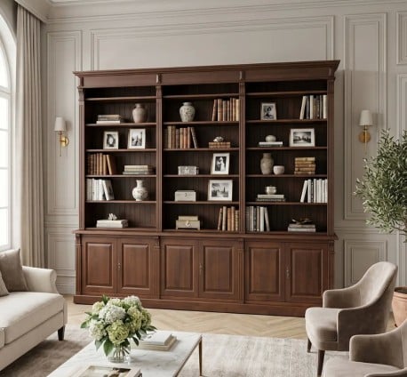 Bibliotecă Stejar Grand de la Studio Szel - SPEC23088 - Culoare_P081 - LACUIT