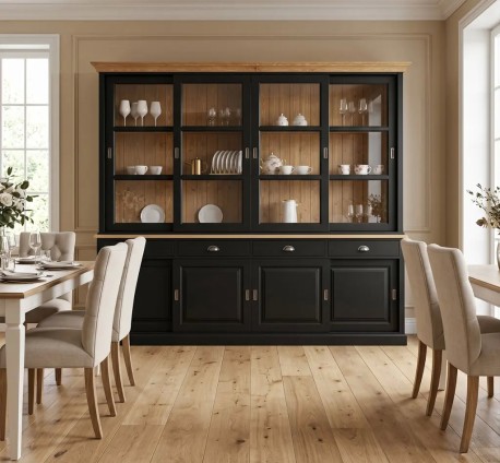 Dulap de depozitare Nordic Black de la Studio Szel - SPEC23053 - Culoare Ext._P003 / Int._P002 - DUBLU COLOR