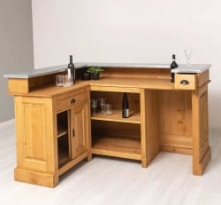 Bar de colț cu blat din zinc de la Studio Szel - SPEC7228 - Culoare P002