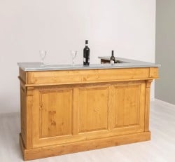 Bar de colț cu blat din zinc de la Studio Szel - SPEC7228 - Culoare P002