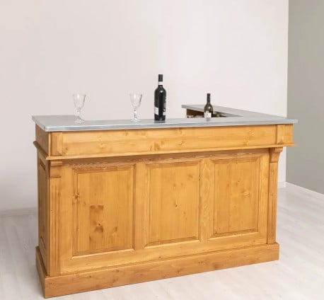 Bar de colț cu blat din zinc de la Studio Szel - SPEC7228 - Culoare P002