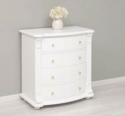Comoda cu 4 sertare curbate, Colectia Directoire de la Studio Szel PS36 - Culoare_P004 - VOPSIT