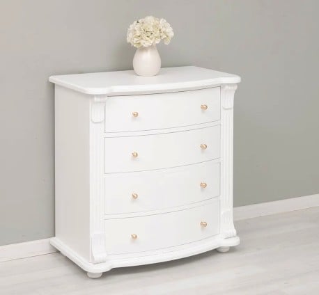 Comoda cu 4 sertare curbate, Colectia Directoire de la Studio Szel PS36 - Culoare_P004 - VOPSIT