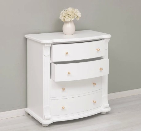 Comoda cu 4 sertare curbate, Colectia Directoire de la Studio Szel PS36 - Culoare_P004 - VOPSIT
