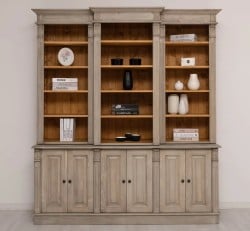 Bibliotecă Premium cu Polițe Reglabile de la Studio Szel - SPEC23079 - Culoare Int_P002 / Ext._P037 - DUBLU COLOR
