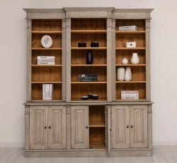 Bibliotecă Premium cu Polițe Reglabile de la Studio Szel - SPEC23079 - Culoare Int_P002 / Ext._P037 - DUBLU COLOR