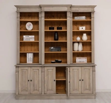 Bibliotecă Premium cu Polițe Reglabile de la Studio Szel - SPEC23079 - Culoare Int_P002 / Ext._P037 - DUBLU COLOR