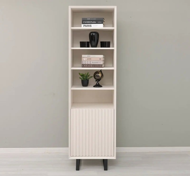 Dulap cu 1 usa 'Slatted' - Culoare_P015 - VOPSIT cu finisaj Vopsit
