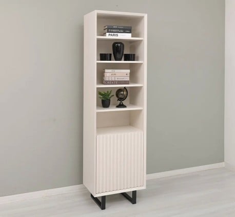 Dulap cu 1 usa "Slatted" - Culoare_P015 - VOPSIT