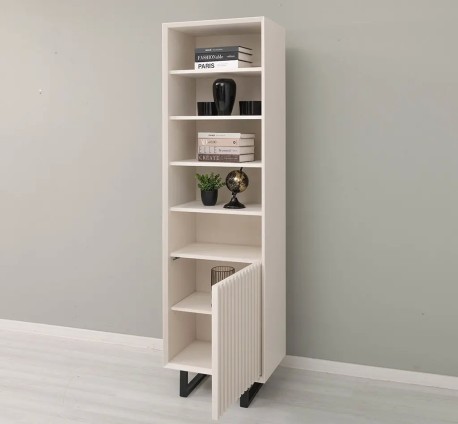 Dulap cu 1 usa "Slatted" - Culoare_P015 - VOPSIT