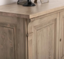 Bufet cu 2 usi, BAS, Colectia Directoire de la Studio Szel PS75BAS - Culoarea_P037 - PERIAT USOR