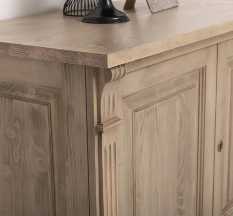 Bufet cu 2 usi, BAS, Colectia Directoire de la Studio Szel PS75BAS - Culoarea_P037 - PERIAT USOR