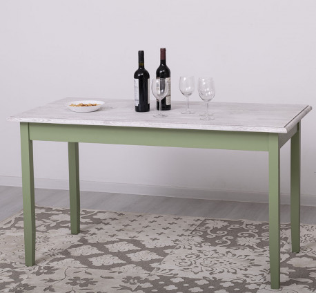 Masa cu blat stejar, dim. 140x70x78 - Culoare Top_P080 - Culoare Corp_P054 - DUBLU COLOR de la Rustic Butique - OUTPS659 - Culoare Top_P080 - Culoare Corp_P054 - DUBLU COLOR