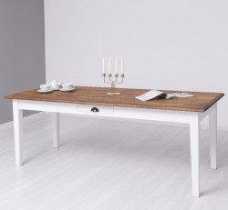 Masa 210x90, cu blat stejar - Culoare Top_P064 - Culoare Corp_P004 - DUBLU COLOR de la Rustic Butique - OUTPS22 - Culoare Top_P064 - Culoare Corp_P004 - DUBLU COLOR