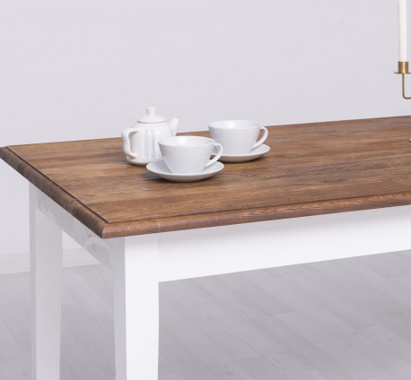 Masa 210x90, cu blat stejar - Culoare Top_P064 - Culoare Corp_P004 - DUBLU COLOR de la Rustic Butique - OUTPS22 - Culoare Top_P064 - Culoare Corp_P004 - DUBLU COLOR