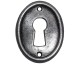 Oval key plate 87 ZM
