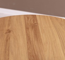 Masa cafea rotunda, blat stejar - Culoare Top_P061 / Culoare Corp_P047 - DUBLU COLOR de la Rustic Butique - OUT15053 - Culoare Top_P061 / Culoare Corp_P047 - DUBLU COLOR